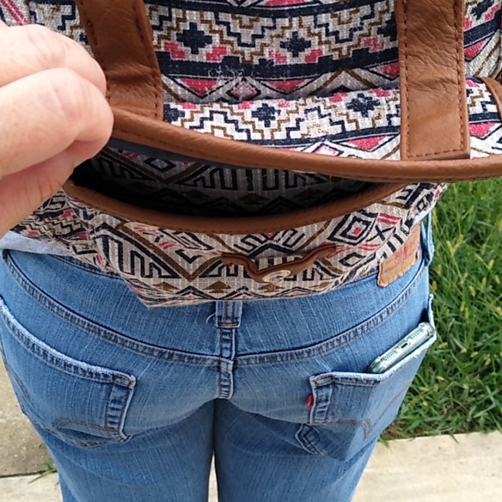 Aztec/ boho‎ bookbag - Picture 7 of 16